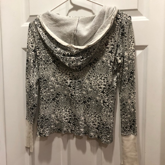 Volcom Small hooded pullover white with stars - Picture 4 of 7